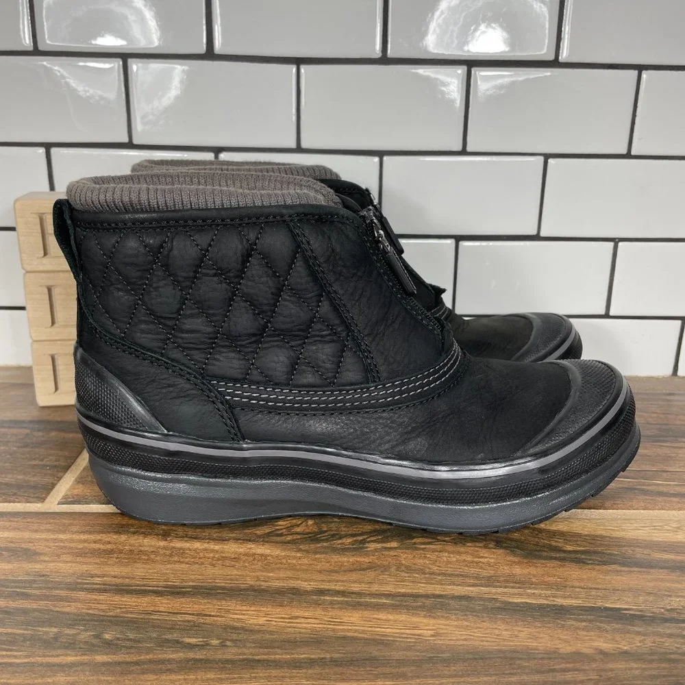 Clarks Muckers Swale Womens Size 6.5 Shoes Black Wide Waterproof Thinsulate Boot